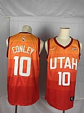 Jazz 10 Mike Conley Orange City Edition Nike Swingman Jersey,baseball caps,new era cap wholesale,wholesale hats